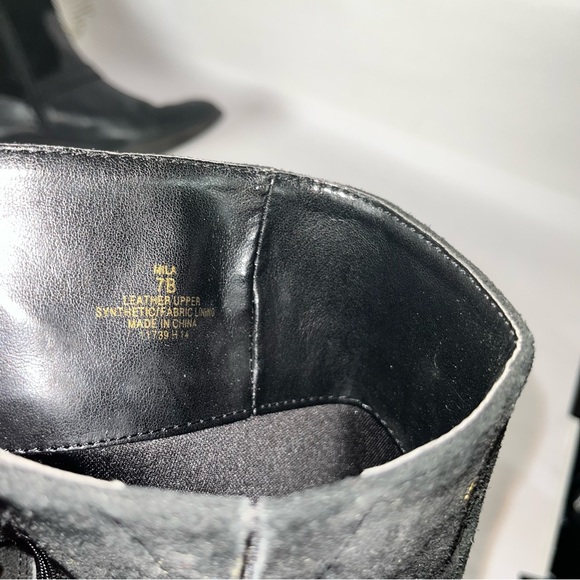 RALPH LAUREN Mila Black Leather Equestrian Boot size 7B - Picture 10 of 10